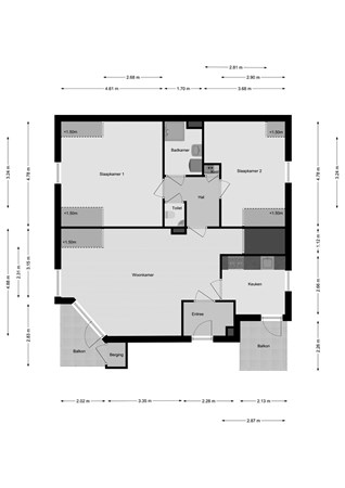 Floorplan - Terwaenen 38, 5341 DG Oss